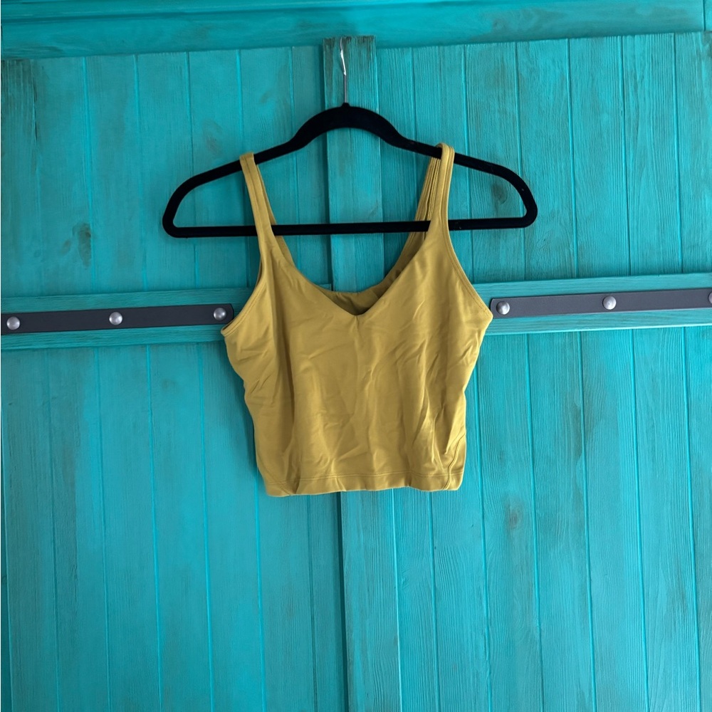 Lululemon Athletica Mustard yellow align top